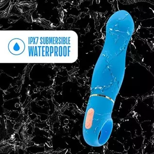 Blush Aria Exciting AF Silicone Vibrator - Rumble Tech Powerful Rumbly 10 Vibration Settings - G Spot Stimulation - IPX7 Waterpr