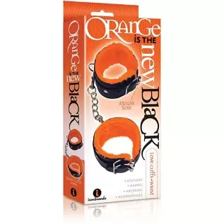 Sexy Gift Set of Flirt Finger Bunny, Finger Vibrator, Pink and Icon Brands Orange is The New Black, Love Cuffs, Wrist