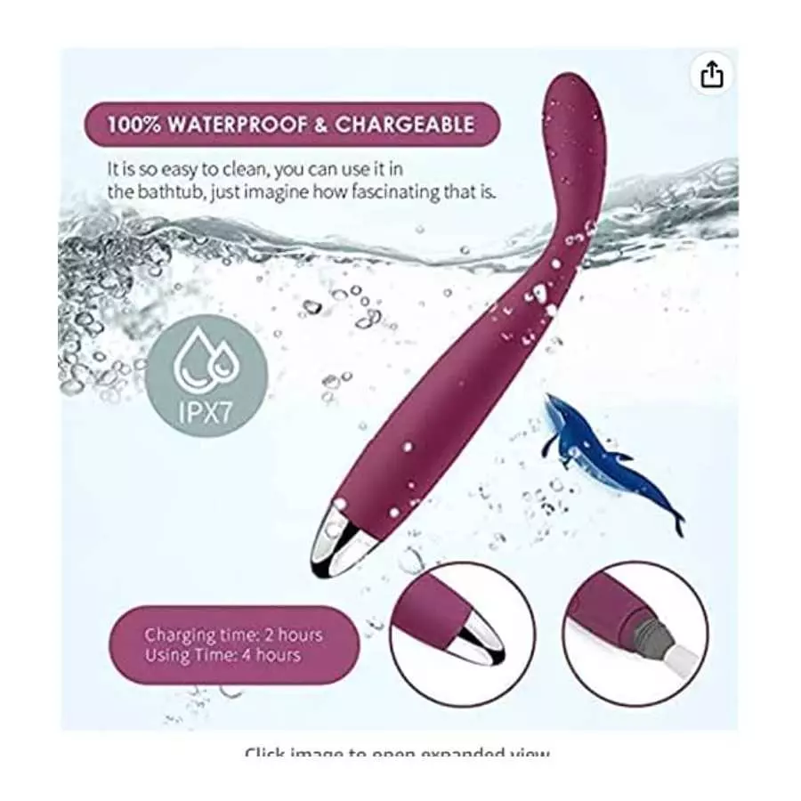 G Spot Vibrator - 8 Seconds to Orgasm Finger Shaped Waterproof Vibes for Women - 25 Vibrations Clitoris Nipple Vagina Massagers 
