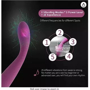 G Spot Vibrator - 8 Seconds to Orgasm Finger Shaped Waterproof Vibes for Women - 25 Vibrations Clitoris Nipple Vagina Massagers G Spot Vibrator - 8 Seconds to Orgasm Finger Shaped Waterproof Vibes for Women - 25 Vibrations Clitoris Nipple Vagina Massagers