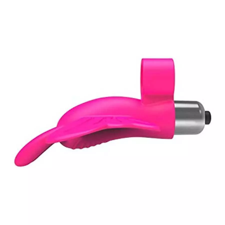 The 9's, Flirt Finger Butterfly, Finger Vibrator, Pink
