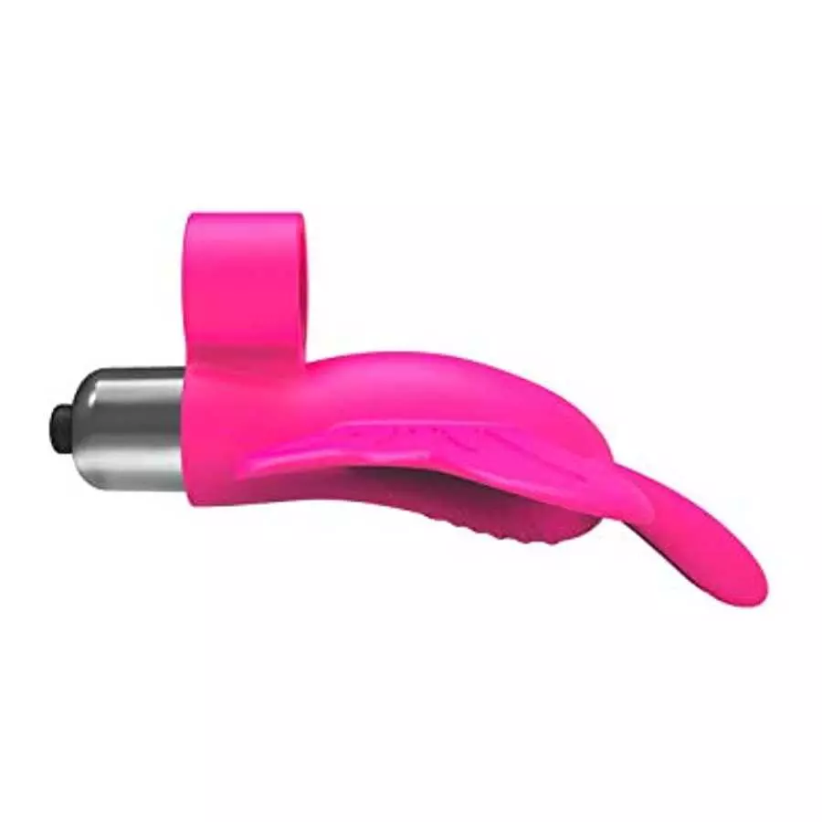 The 9's, Flirt Finger Butterfly, Finger Vibrator, Pink