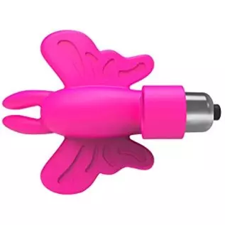 The 9's, Flirt Finger Butterfly, Finger Vibrator, Pink The 9's, Flirt Finger Butterfly, Finger Vibrator, Pink
