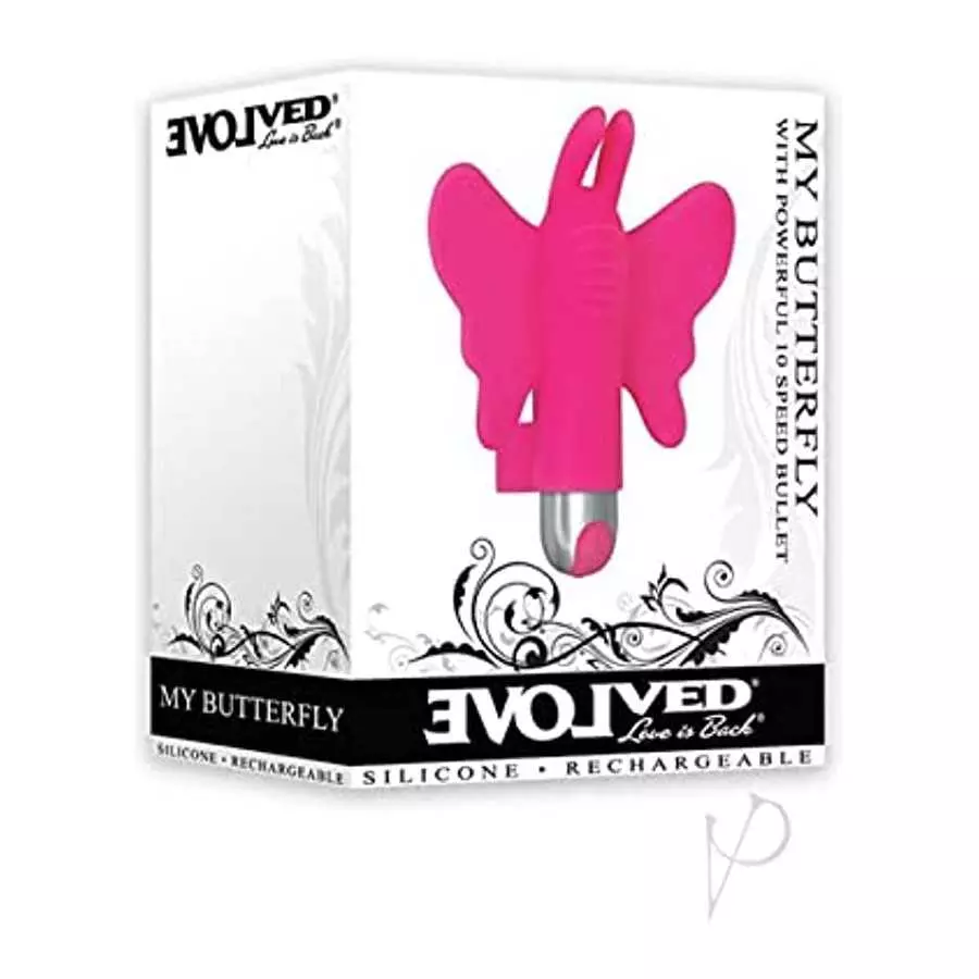 My Butterfly with 10 Speed Bullet Vibrator - Pink My Butterfly with 10 Speed Bullet Vibrator - Pink