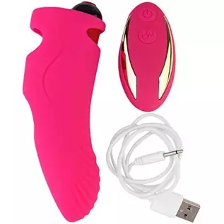EXCEART Mini Finger Vibrator G Spot Stimulator Massager Rechargeable and Waterproof G Spots Pleasure Toys