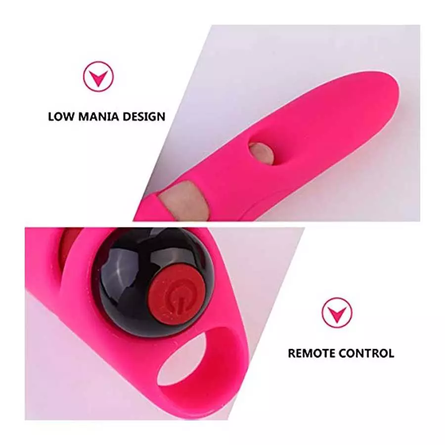 EXCEART Mini Finger Vibrator G Spot Stimulator Massager Rechargeable and Waterproof G Spots Pleasure Toys