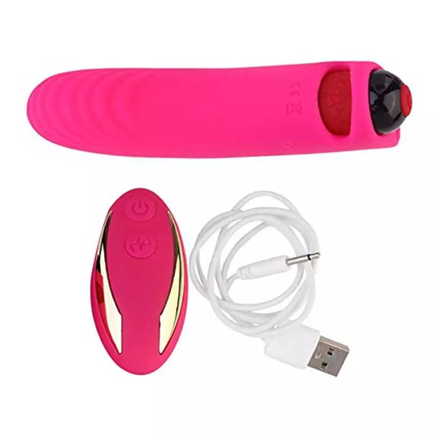 EXCEART Mini Finger Vibrator G Spot Stimulator Massager Rechargeable and Waterproof G Spots Pleasure Toys