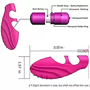 Small Massager, Finger Shaker-Compact and Easy to Carry Adult Games with Silicone Mini Finger Massager, Quiet, Vibrator, Dancer 