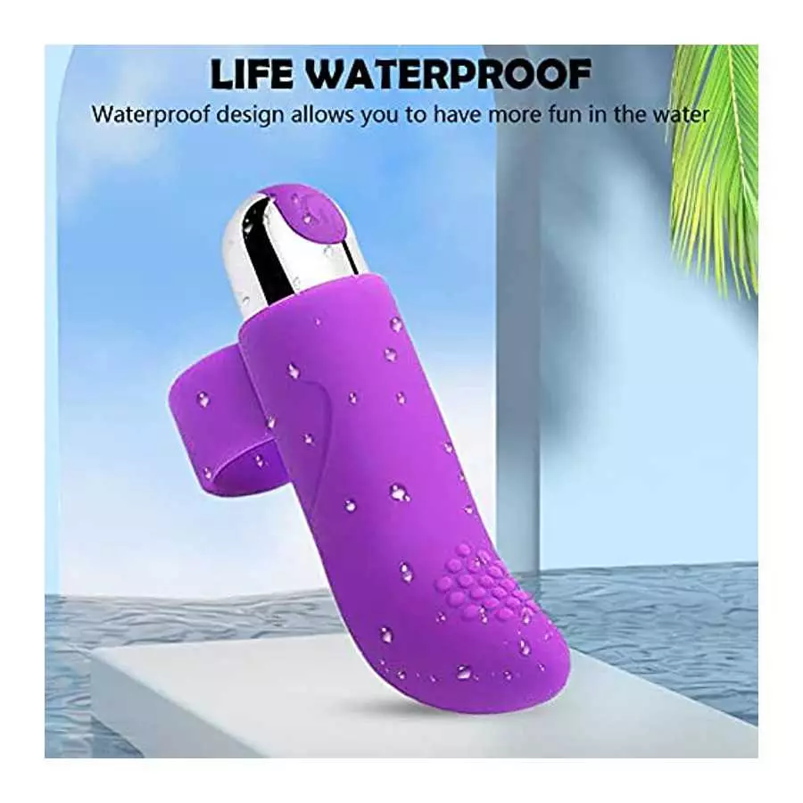 Flueyer Finger Toys Bullet Ual Pleasure Adult Toys Spot Bullet Massager Clitoral Completely Stimulation for Finger Noise spot Mi