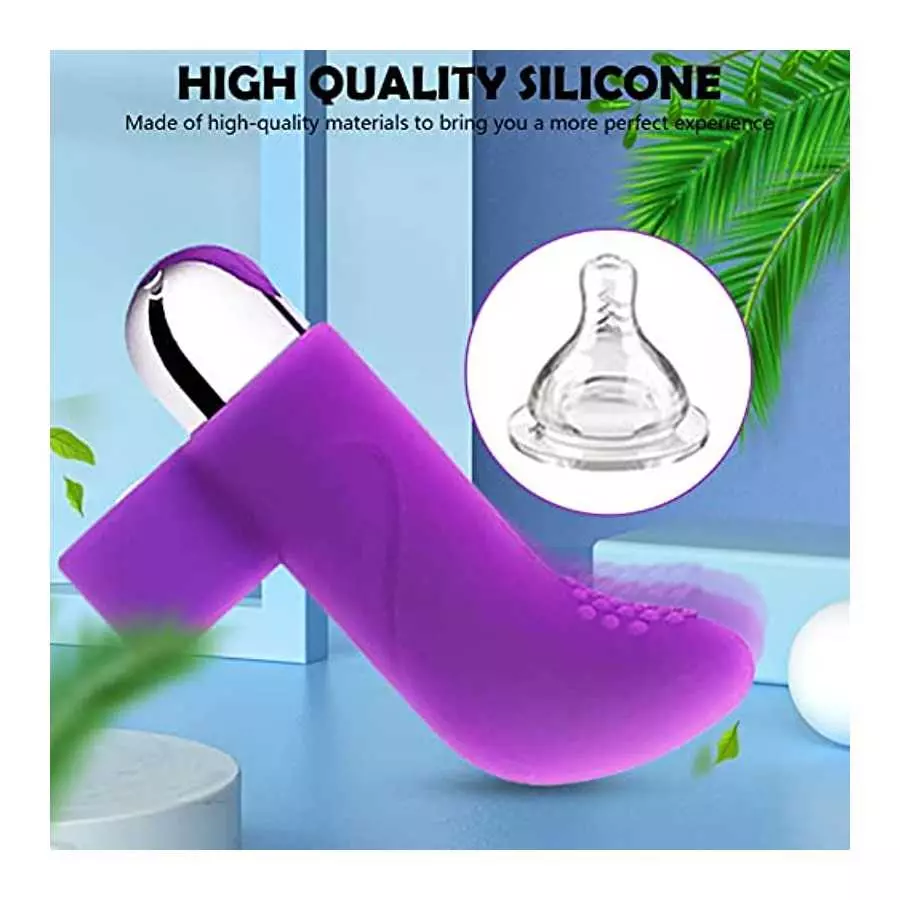 Flueyer Finger Toys Bullet Ual Pleasure Adult Toys Spot Bullet Massager Clitoral Completely Stimulation for Finger Noise spot Mi