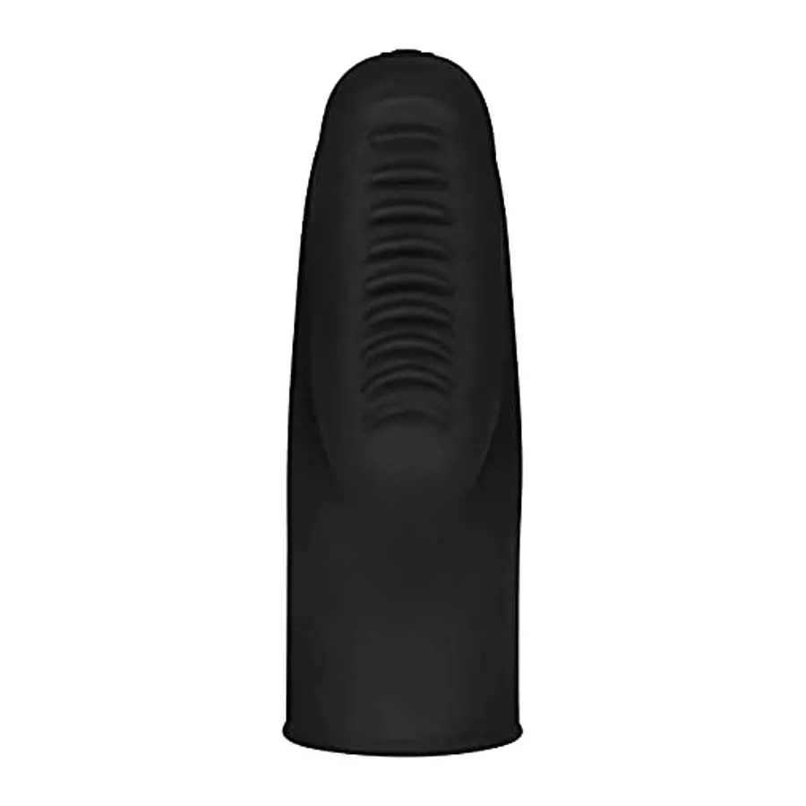 EIS Grooved Finger Vibrator - Intense Vibration for Stimulation of The Clitoris and Erogenous Areas - Battery Operated