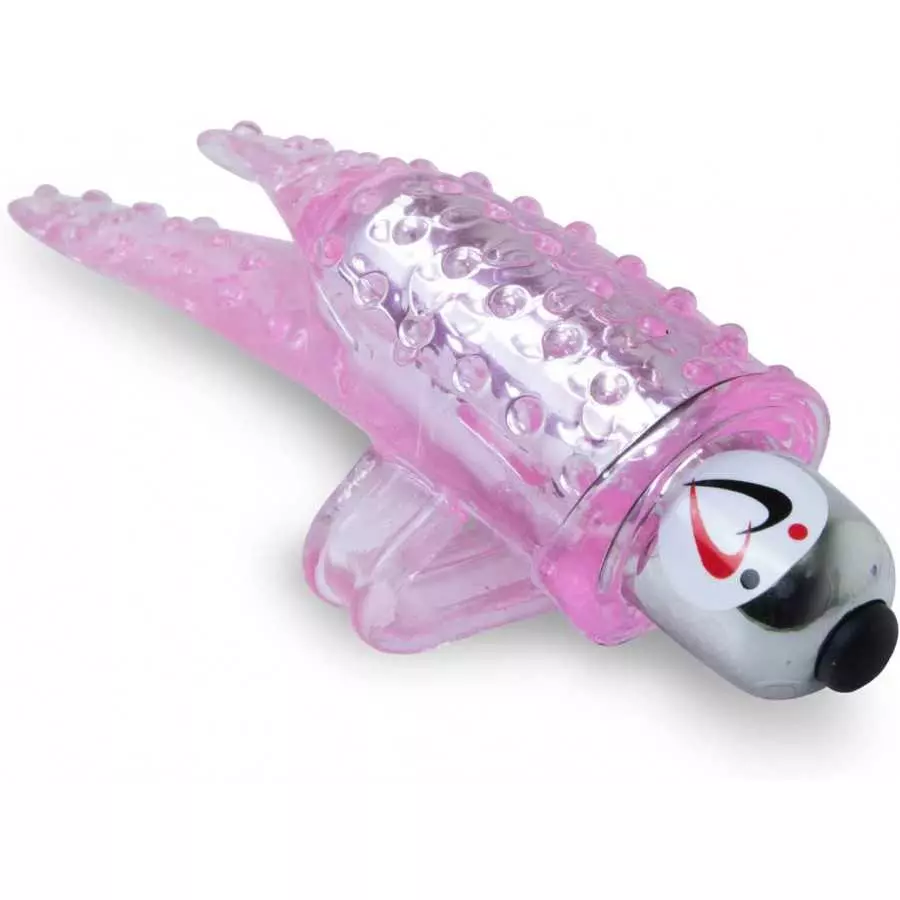 LeLuv Vibrator Fantasy Finger Tip Bullet Massager Textured Clitoral Tickler Pink and Purple 2 Pack