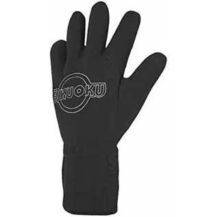 Fukuoku Massage Glove Vibrator, Left Hand, Black, Large