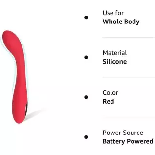 Alovegarden Clitoral G-Spot Powerful Rose Vibrator, Waterproof Dildo Clit Stimulator with 10 Vibration Modes, Softer and Flexibl