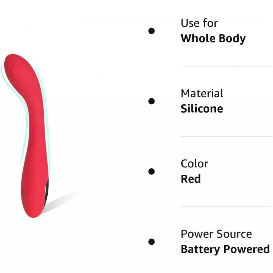 Alovegarden Clitoral G-Spot Powerful Rose Vibrator, Waterproof Dildo Clit Stimulator with 10 Vibration Modes, Softer and Flexibl