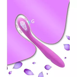 Alovegarden Clitoral G-Spot Powerful Rose Vibrator, Waterproof Dildo Clit Stimulator with 10 Vibration Modes, Softer and Flexibl