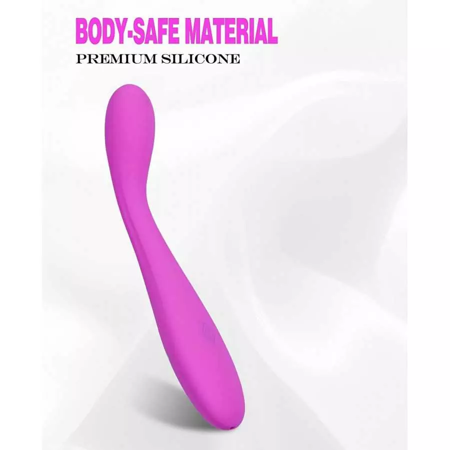 Alovegarden Clitoral G-Spot Powerful Rose Vibrator, Waterproof Dildo Clit Stimulator with 10 Vibration Modes, Softer and Flexibl