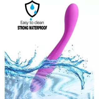 Alovegarden Clitoral G-Spot Powerful Rose Vibrator, Waterproof Dildo Clit Stimulator with 10 Vibration Modes, Softer and Flexibl