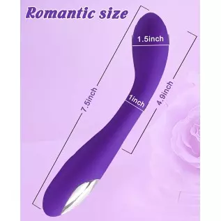 Alovegarden Clitoral G-Spot Powerful Rose Vibrator, Waterproof Dildo Clit Stimulator with 10 Vibration Modes, Softer and Flexibl
