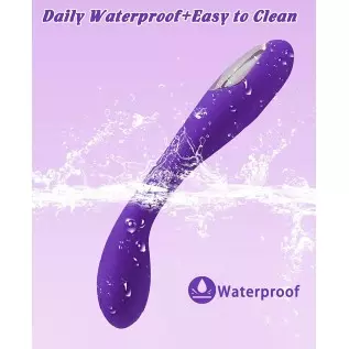 Alovegarden Clitoral G-Spot Powerful Rose Vibrator, Waterproof Dildo Clit Stimulator with 10 Vibration Modes, Softer and Flexibl