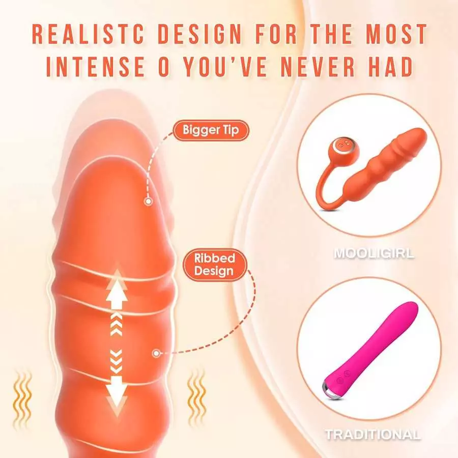 Adult Sex Toy Thrusting Dildo Vibrator - 2 in1 Upgrade Vibrator Dildos with 9 Thrusting 10 Vibrations Adult Toys for Clitoral An