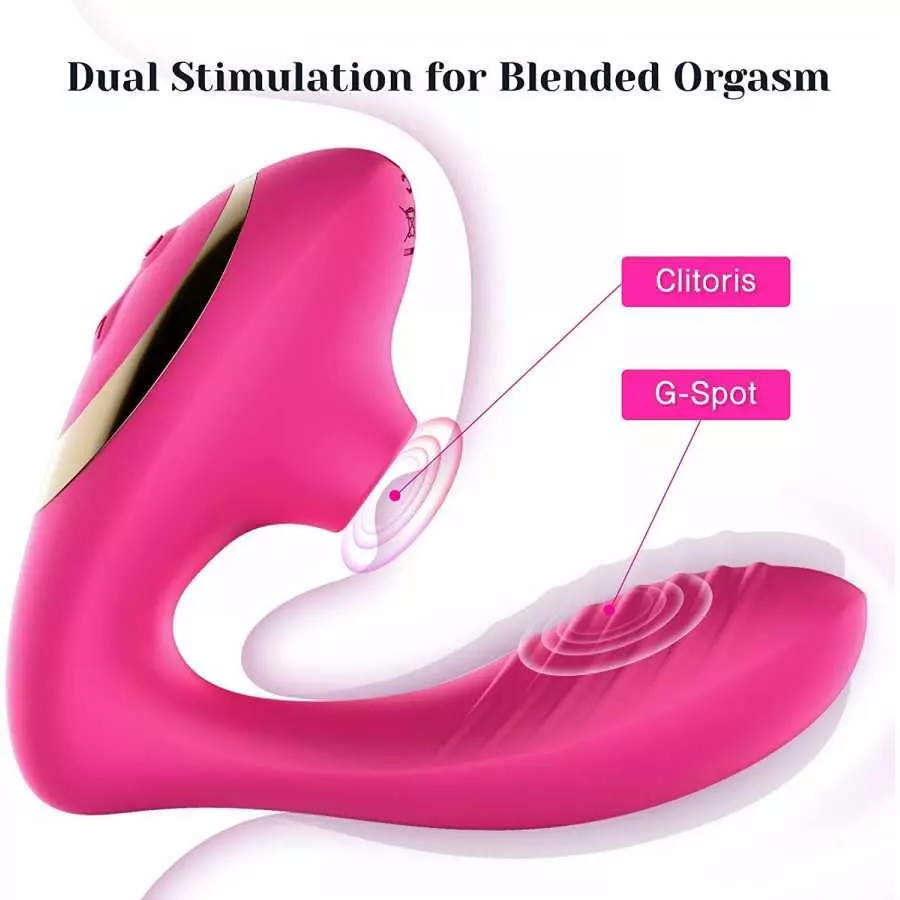 Tracy's Dog Clitoral Sucking Vibrator for Clit G Spot Stimulation, Adult Sex Toys with Remote Control for Women and Couple, Vibr