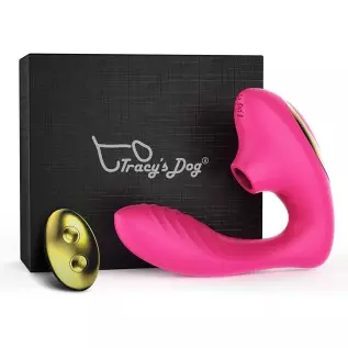Tracy's Dog Clitoral Sucking Vibrator for Clit G Spot Stimulation, Adult Sex Toys with Remote Control for Women and Couple, Vibr Tracy's Dog Clitoral Sucking Vibrator for Clit G Spot Stimulation, Adult Sex Toys with Remote Control for Women and Couple, Vibr