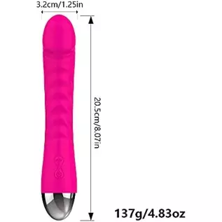 G-Spot Silent Vibrator Realistic Dildo for Women with 10 Vibration, Small Shaped Vibrating Machine Clitoris Nipple Vagina Massag G-Spot Silent Vibrator Realistic Dildo for Women with 10 Vibration, Small Shaped Vibrating Machine Clitoris Nipple Vagina Massag