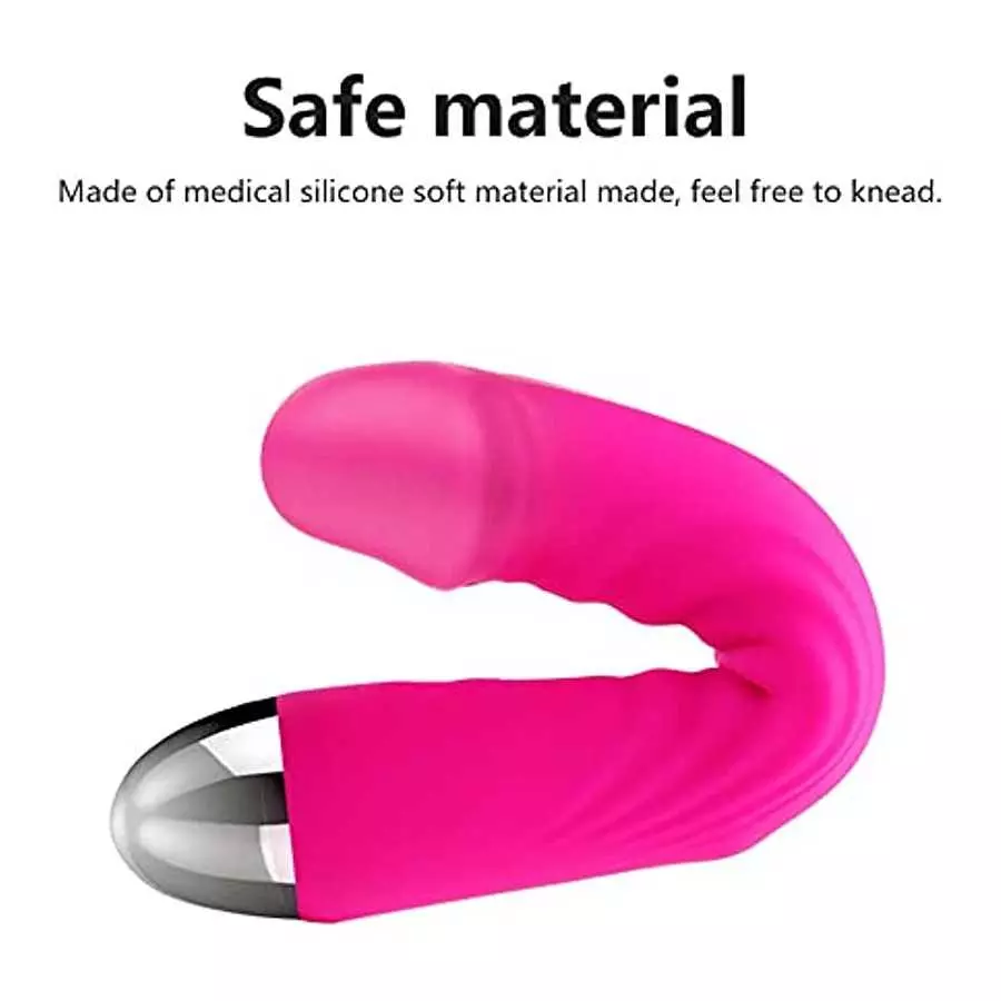 G-Spot Silent Vibrator Realistic Dildo for Women with 10 Vibration, Small Shaped Vibrating Machine Clitoris Nipple Vagina Massag