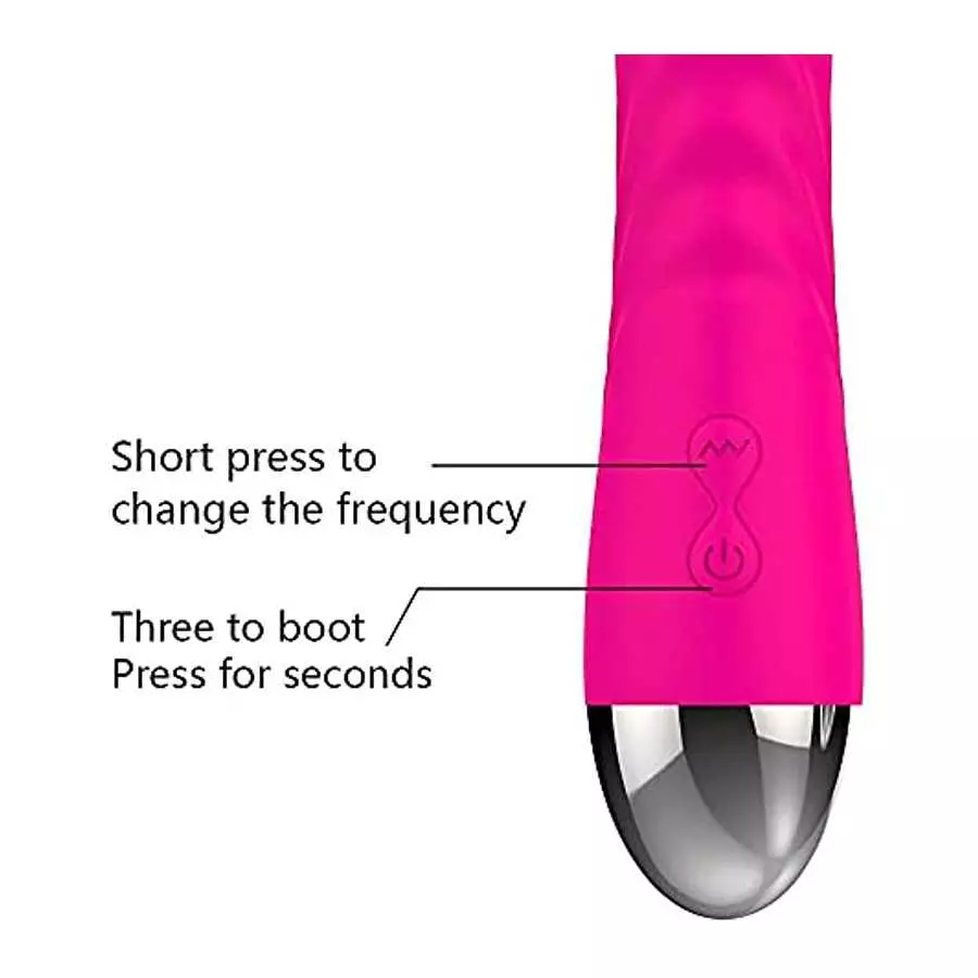 G-Spot Silent Vibrator Realistic Dildo for Women with 10 Vibration, Small Shaped Vibrating Machine Clitoris Nipple Vagina Massag