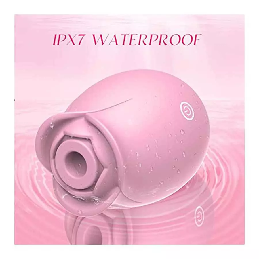 Rose Sex Vibrator Stimulator for Women, Rose Toy Vibrators for Women Adult Sex Toys & Games with 9 Sucking Licking and Vibrating