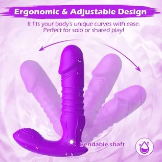 G Spot Thrusting Vibrator, FOBONO Wearable Adult Toys for Womens Sex Pleasure with 7 Thrusting & Vibrating Modes, App & Remote C