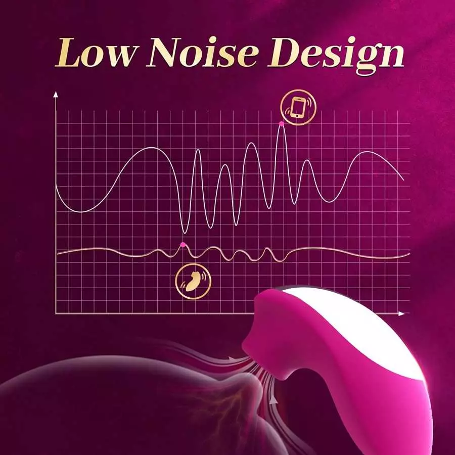 Adult Sex Toys Vibrator for Women - 2in1 Vibrating & Licking Tongue G Spot Vibrators, Nipples Clitoral Stimulator Dildo with 10 