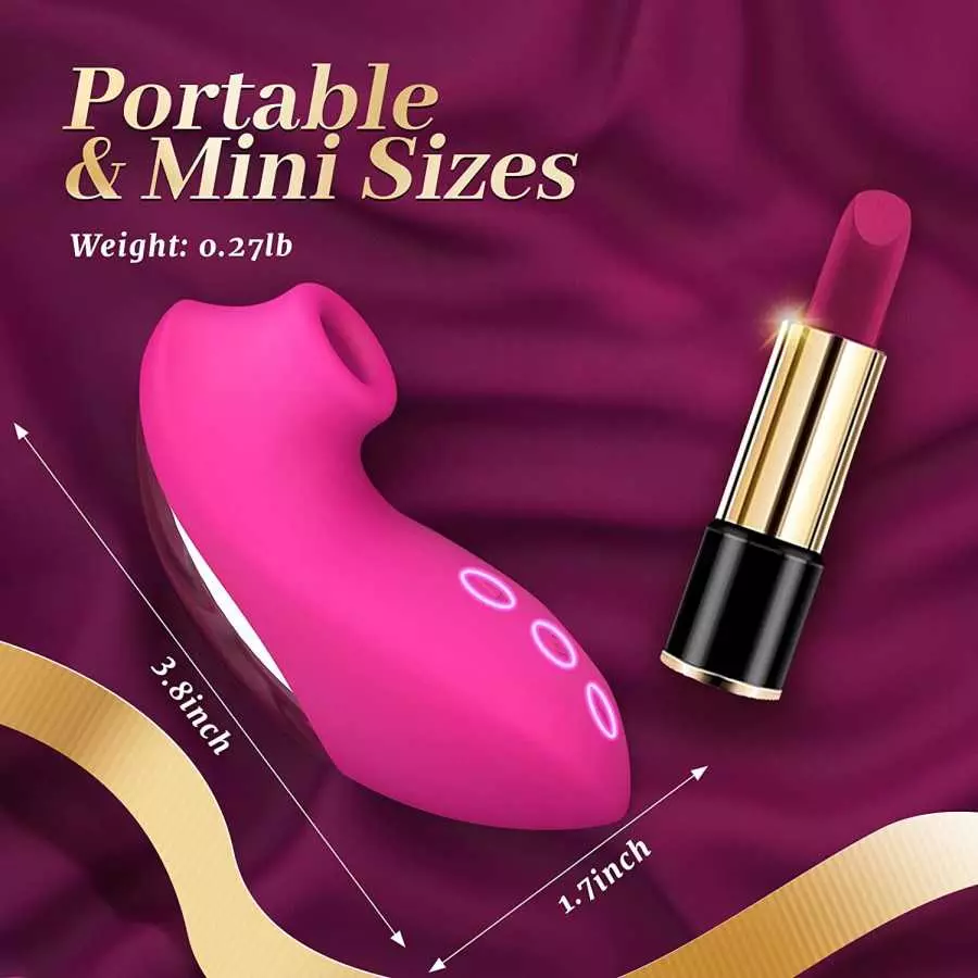 Adult Sex Toys Vibrator for Women - 2in1 Vibrating & Licking Tongue G Spot Vibrators, Nipples Clitoral Stimulator Dildo with 10 