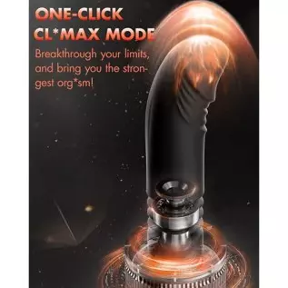 G Spot Vibrator Dildo - Soft Silicone Rose Sex Toys Vibrators with 10 Powerful Vibration & 3 Thrusting Modes Personal Massagers 
