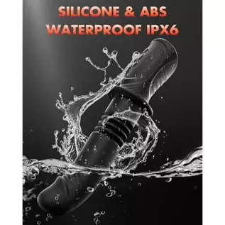 G Spot Vibrator Dildo - Soft Silicone Rose Sex Toys Vibrators with 10 Powerful Vibration & 3 Thrusting Modes Personal Massagers 