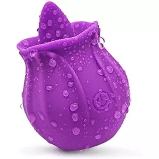 Rose Sex Stimulator for Women, Rose Vibrator-Dildo G Spot Vibrator Nipple Stimulator, Rose Toy for Women Pleasure, Electric Wome