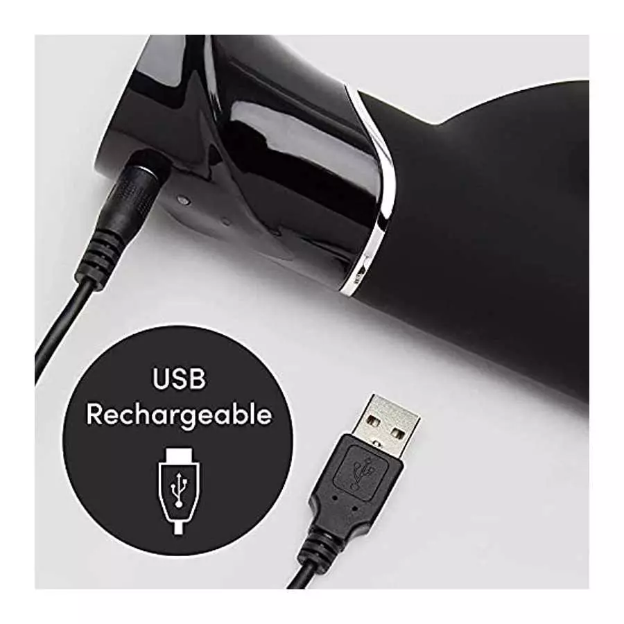 Fifty Shades of Grey Greedy Girl Rabbit Vibrator - 5.5 Inch Silicone G Spot Vibrator for Women - Dual Stimulation Adult Sex Toy 