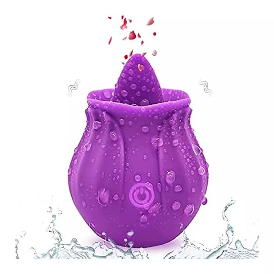 Rose Sex Stimulator for Women, Rose Vibrator-Dildo G Spot Vibrator Nipple Stimulator, Rose Toy for Women Pleasure, Electric Wome