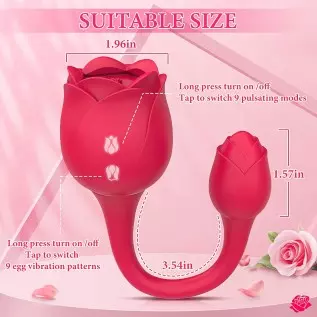 Adult Sex Toys Women Sex Vibrator- Adult Vibrator Rose Sex Toy for Woman,G spot Clitoral Nipple Stimulator with 9 Tapping,Vibrat Adult Sex Toys Women Sex Vibrator- Adult Vibrator Rose Sex Toy for Woman,G spot Clitoral Nipple Stimulator with 9 Tapping,Vibrat