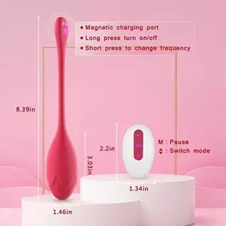 Bullet Dildo Vibrator Sex Toy Rose Vibrators Sex Toys,Video App Remote Control with 9 Music Modes,Silicone Waterproof Magnetic C