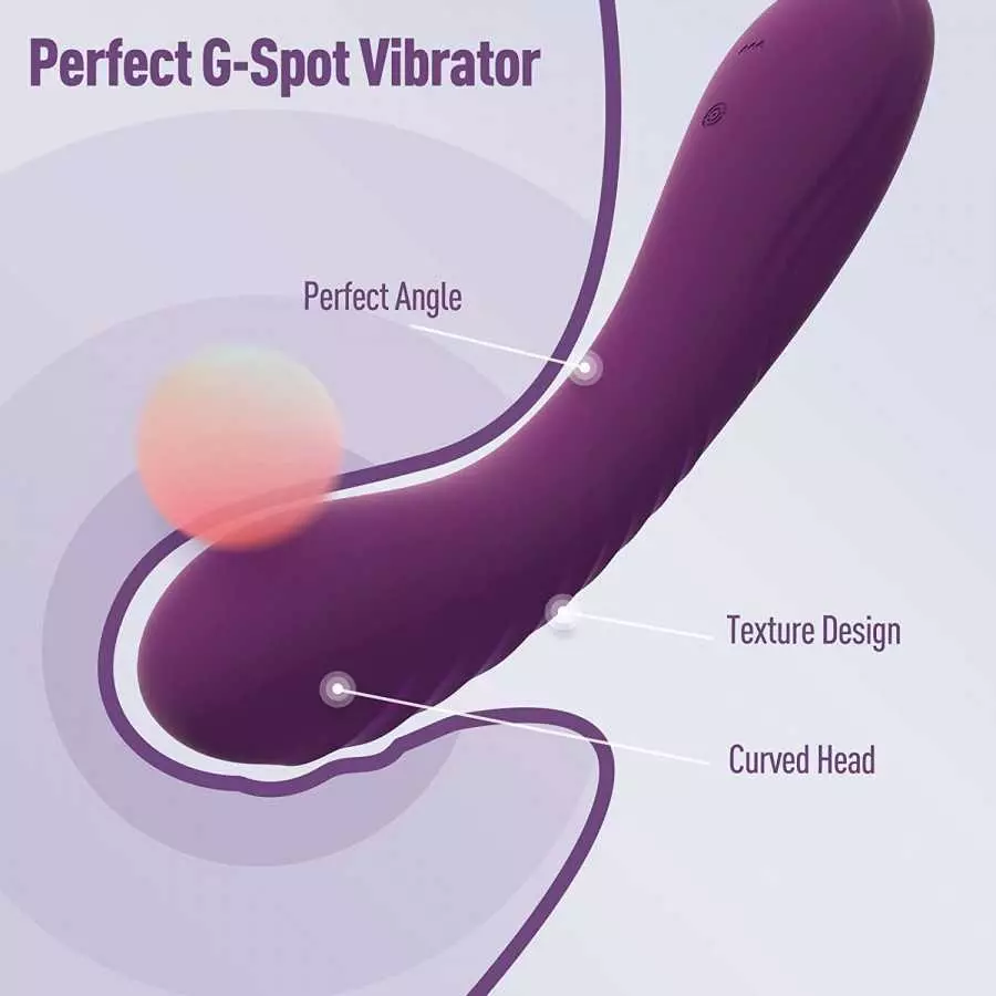 Tracy's Dog Powerful G Spot Vibrator for Deep Penetration, Adult Sex Toys for Women and Couples, Full Silicone Soft Vibrating Di