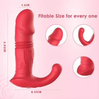 Thrusting G Spot Vibrator, App&Remote Control Vibrator Wearable Panty Vibrator for Women, Clitoral Vibrators with 3 Thrusting & Thrusting G Spot Vibrator, App&Remote Control Vibrator Wearable Panty Vibrator for Women, Clitoral Vibrators with 3 Thrusting &