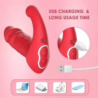 Thrusting G Spot Vibrator, App&Remote Control Vibrator Wearable Panty Vibrator for Women, Clitoral Vibrators with 3 Thrusting & Thrusting G Spot Vibrator, App&Remote Control Vibrator Wearable Panty Vibrator for Women, Clitoral Vibrators with 3 Thrusting &