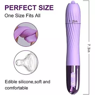 G Spot Vibrator for Women Clitoral Stimulation,Bullet Vibrator Rose Toys with 10 Vibration Pattern Licking Vibrating Tongue,Dild G Spot Vibrator for Women Clitoral Stimulation,Bullet Vibrator Rose Toys with 10 Vibration Pattern Licking Vibrating Tongue,Dild