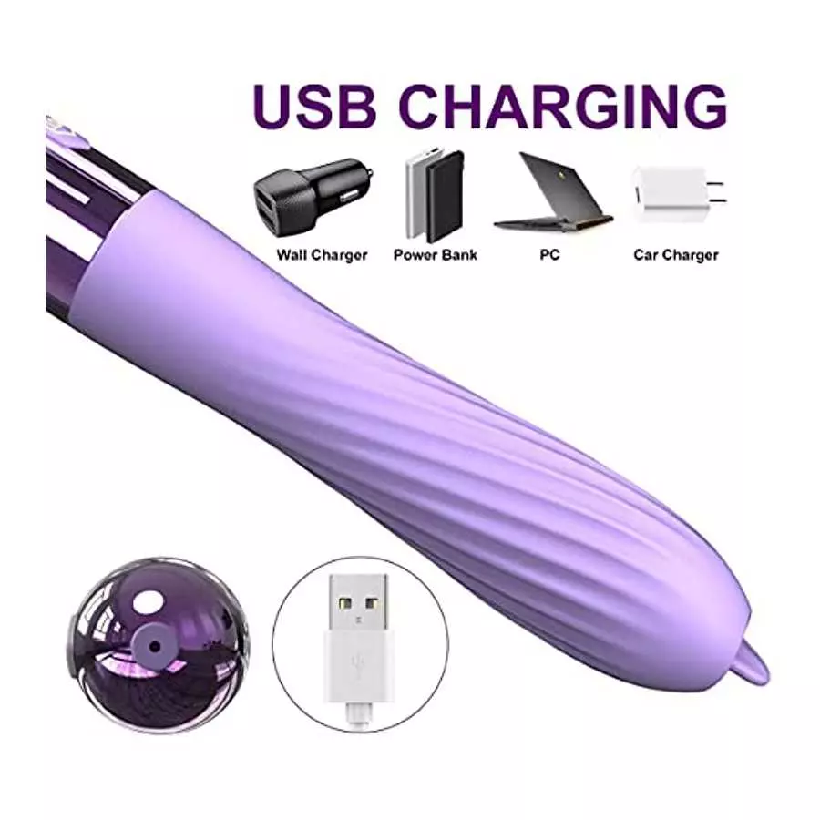 G Spot Vibrator for Women Clitoral Stimulation,Bullet Vibrator Rose Toys with 10 Vibration Pattern Licking Vibrating Tongue,Dild