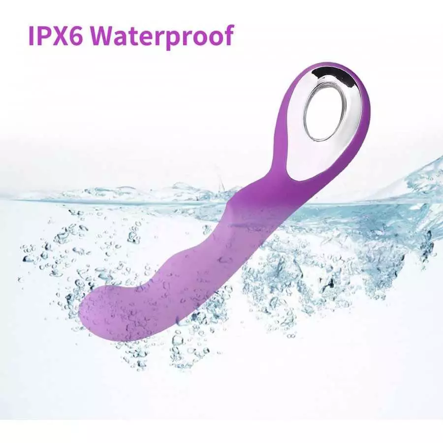 Rechargeable G-Spot Vibrator with 10 Vibration Modes, Adult Women Sex Toy, Female Vibrating Dildo, Sexual Wand Massager with Unb