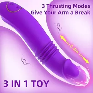 G Spot Vibrator for Women,Thrusting Vibrator with 3 Thrusts Modes & 8 Vibrations Realistic Dildo Vibrating for Vagina and Anal S G Spot Vibrator for Women,Thrusting Vibrator with 3 Thrusts Modes & 8 Vibrations Realistic Dildo Vibrating for Vagina and Anal S