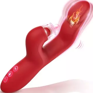 Adult Sex Toys Women Sex Toy - Thrusting Dildo G Spot Vibrator Pulsating Clitoral Stimulator with 5 Tapping 10 Vibration Modes, 