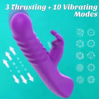 Thrusting Vibrator with Strong Pulses Action - BOMBEX Hayden, Clitoralis Stimulator with Flapping Bunny, 9.2" G Spot Vibrator, R Thrusting Vibrator with Strong Pulses Action - BOMBEX Hayden, Clitoralis Stimulator with Flapping Bunny, 9.2" G Spot Vibrator, R